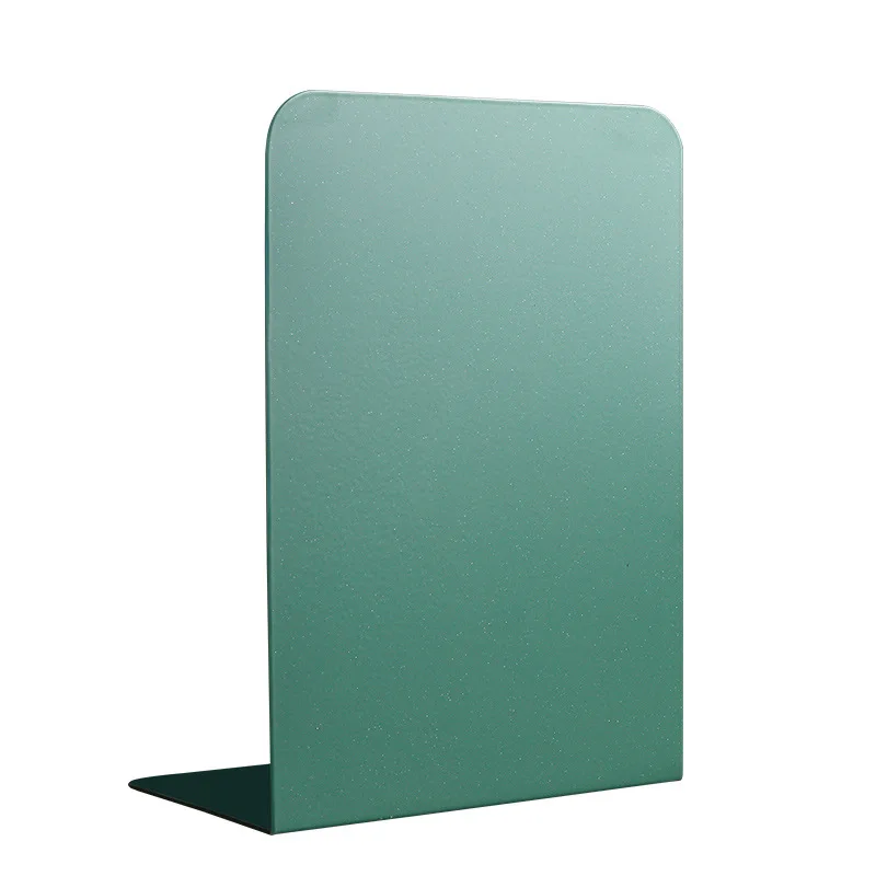 Metal Desktop Organizer Bookends Support Stand Holder Shelf Bookrack Home Office Supplies Bookshelf Book Stopper Book Holder