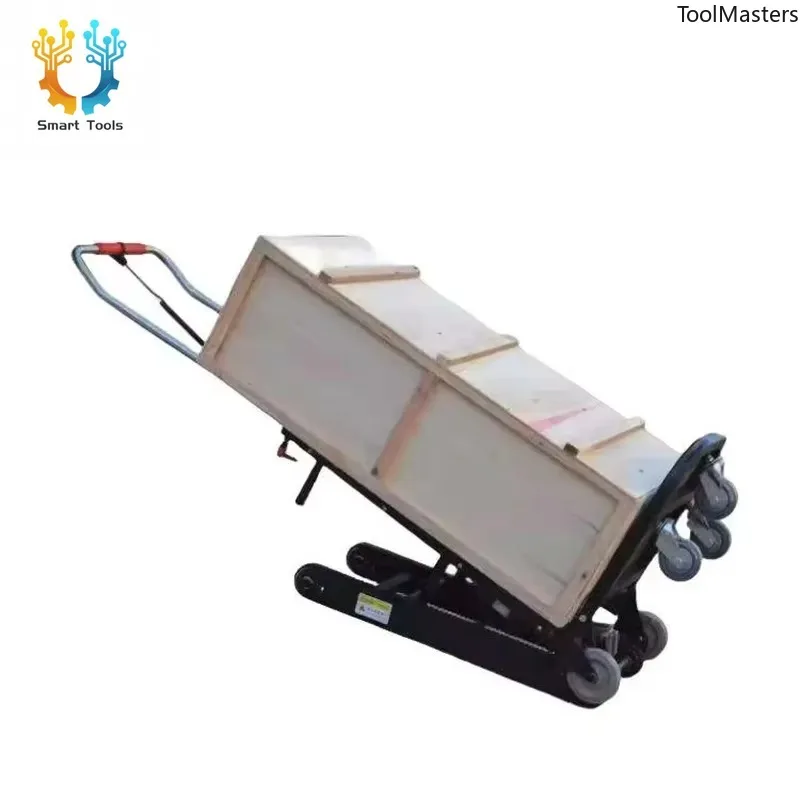 

【2026】800Kg Electric Stair Climber Pallet Truck Heavy Duty Hand Trolley For Cargo Handling