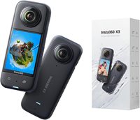 Original New Insta 360 X3 Camera 5.7K Video 10M Waterproof FlowState Stabilization Insta360 ONE X 3 Sports Action Hidden Camera