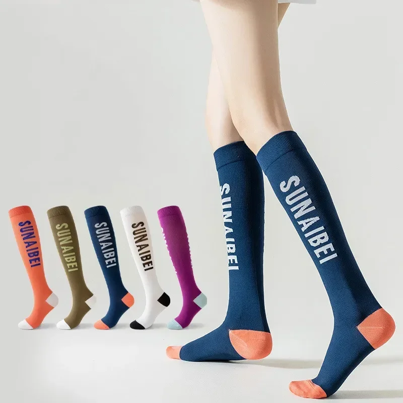 

Running Socks Professional Gym Fitness Pilates Yoga Dance Sports Socks Stocking Women Casual Cotton Breathable Compression Socks