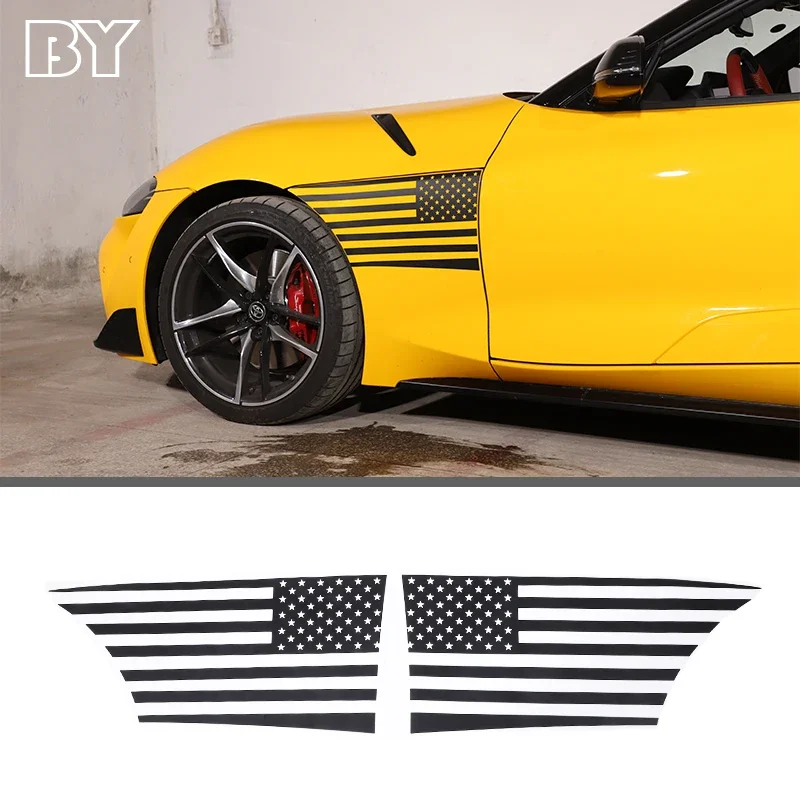 

Наклейки на кузов автомобиля Toyota GR Supra A90 2019-2022, наклейки на боковые крылья, водонепроницаемые автомобильные наклейки, декоративные аксессуары