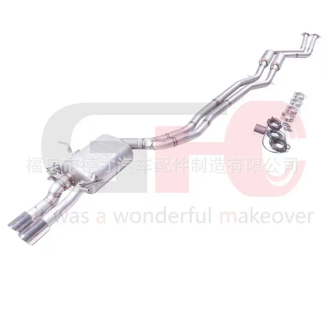 Suitable for 04 BMW e46 2.5L changed to GFC mid-tail exhaust system exhaust sound wave in situ non-destructive installation