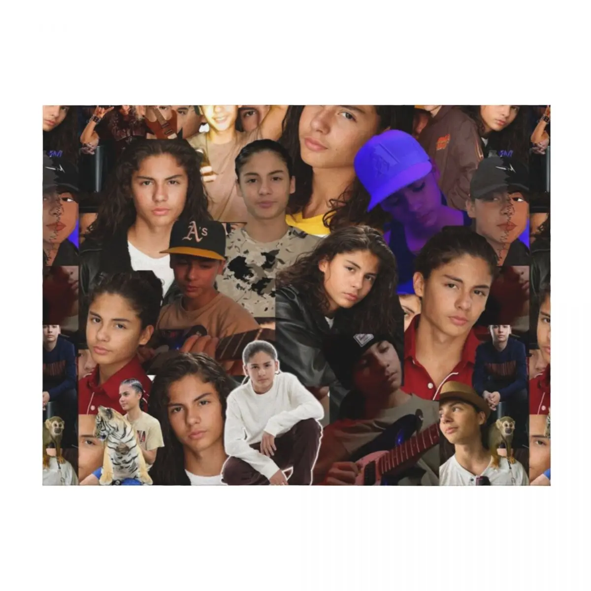 

Miguel Cazarez Mora Seamless Collage Throw Blanket Heavy For Sofa Thin for babies Hairys Blankets