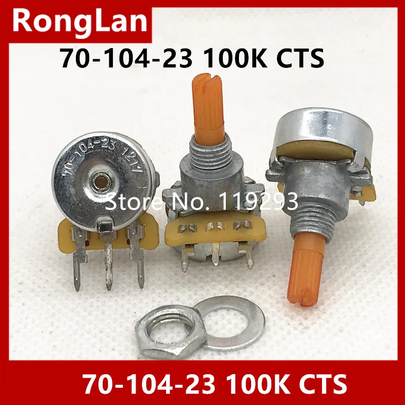 

[BELLA]Taiwan produced 70-104-23 100K CTS single joint potentiometer-10PCS/LOT