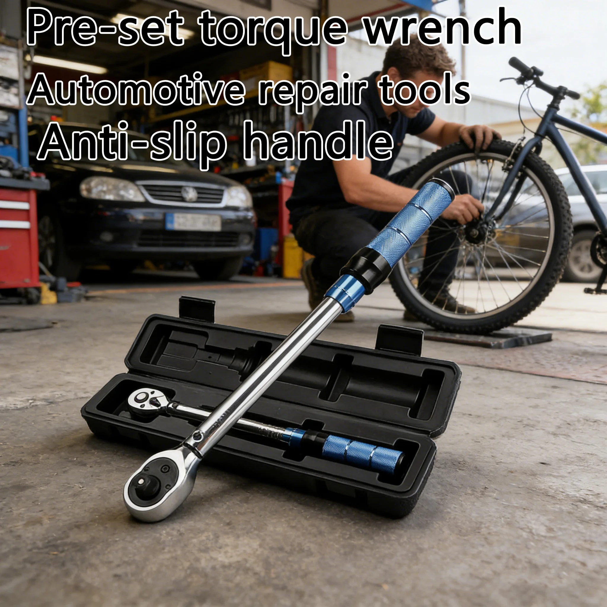 

10-60Nmm Torque Wrench 3/8 Inch Drive Precision Bicycle Automotive Tool High Accuracy ±3% Professional Torque Key for Bikes Car