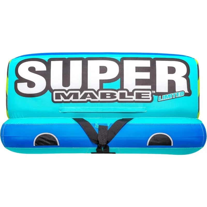 أنبوب قابل للنفخ من Airhead Mable، 1-4 نماذج راكب، نقاط سحب مزدوجة، غطاء نايلون كامل، وسادات إسفنجية EVA، صمام سرعة حاصل على براءة اختراع،