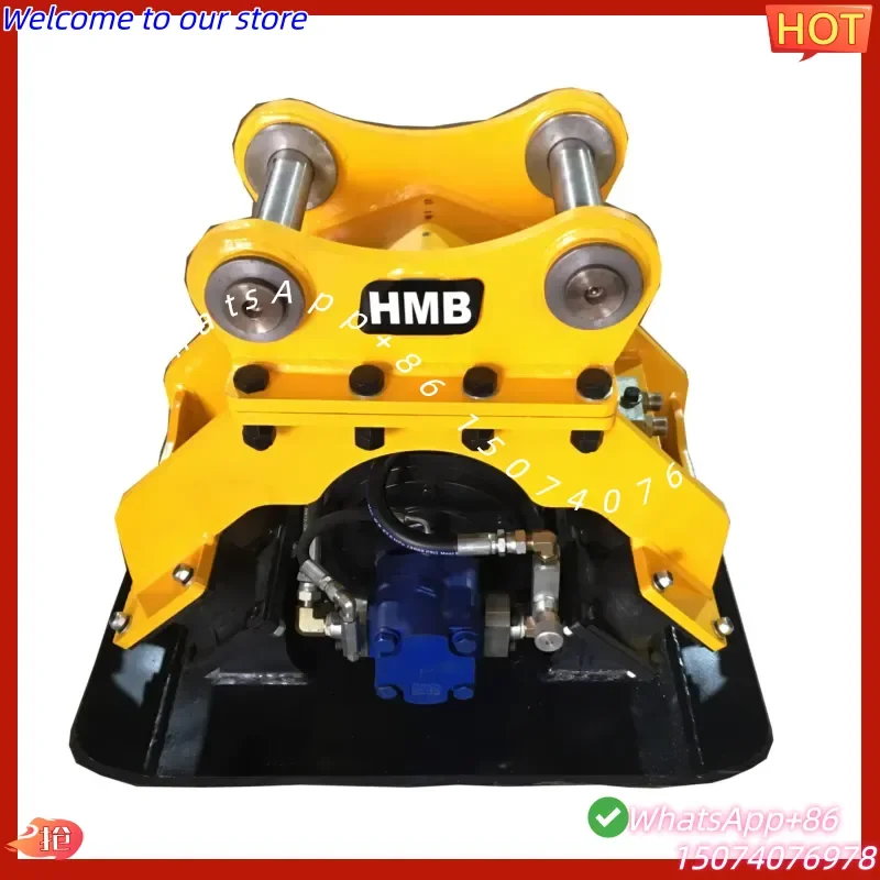 2026 Hydraulic Vibratory Concrete Soil Compactor Excavator Tamper Digger Impact Vibro Plate Compactor