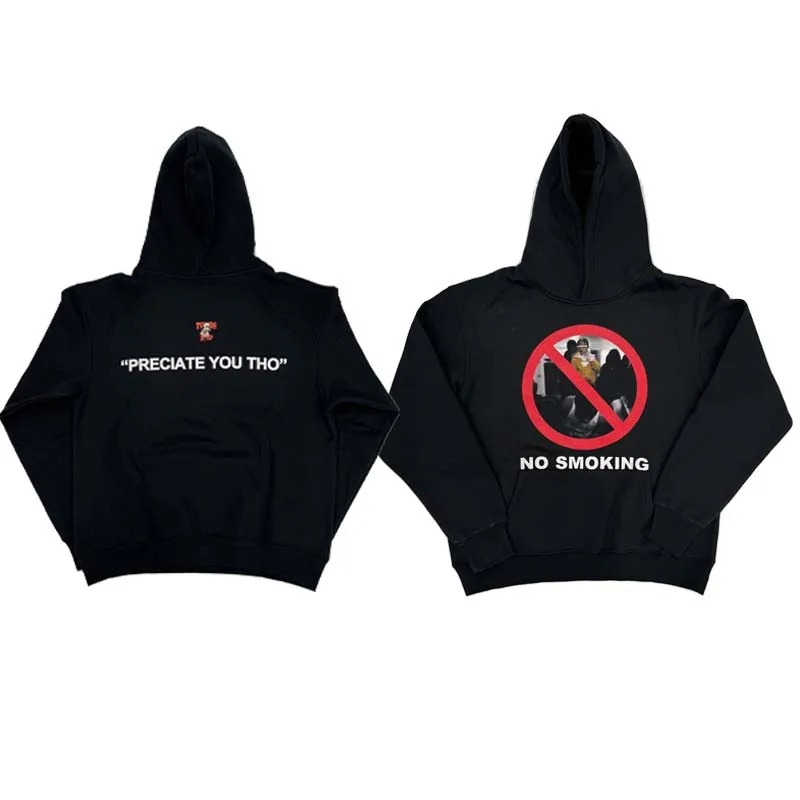 

Lil Tjay Merch No ing Hoodie Anti-ing Slogan Hooded Sweatirt Loose Fit Long Sve Cotton Polyester Blend Youth Trend