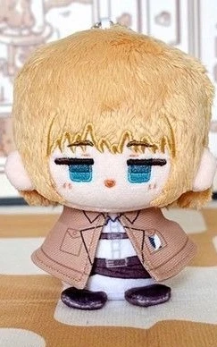 12cm vendedores quentes erwin smith bonito algodão plushies anime pelúcia figura pingente mochila chaveiro coleção presentes de natal