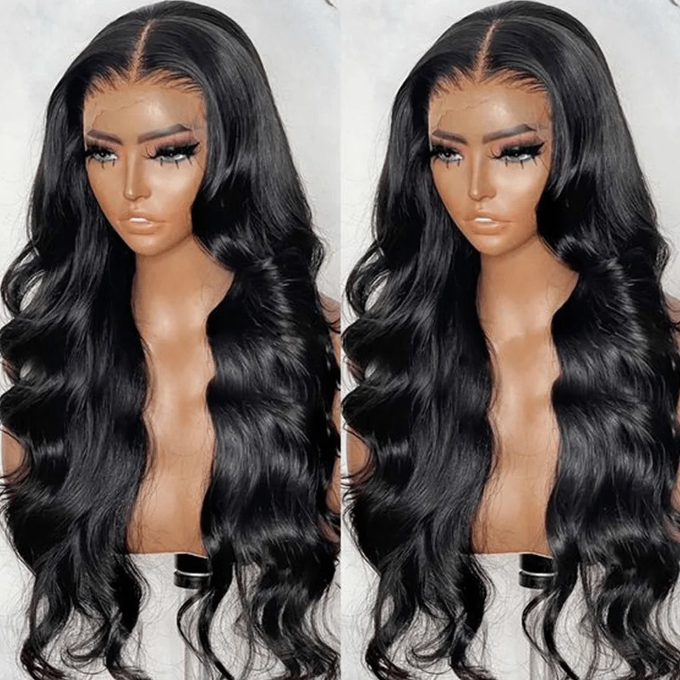 

40 Inch 13x4 13x6 HD Body Wave Lace Front Wig Pre Plucked Loose Wave Lace Frontal Wig 100% Human Hair Wigs For Black Women