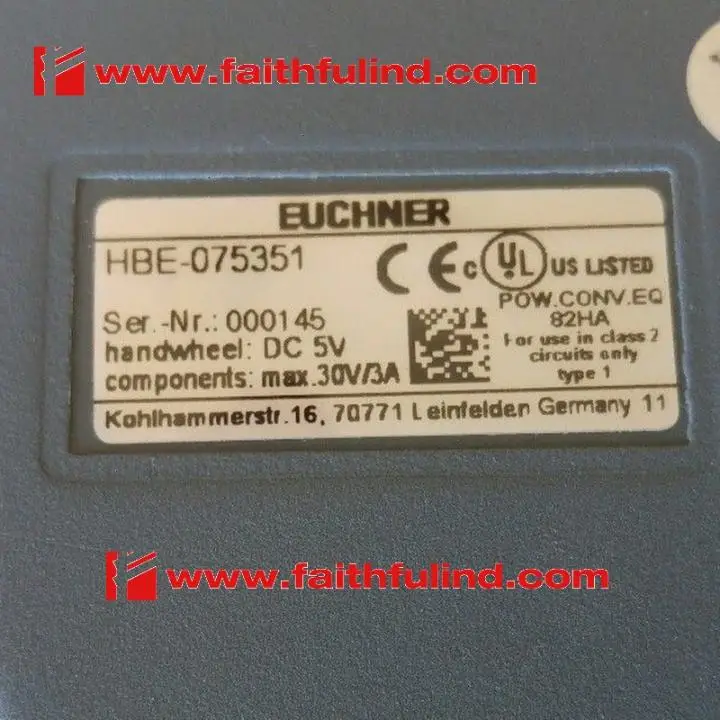 

Euchner 075351 Euchner Hand Manipulator HBE-075351
