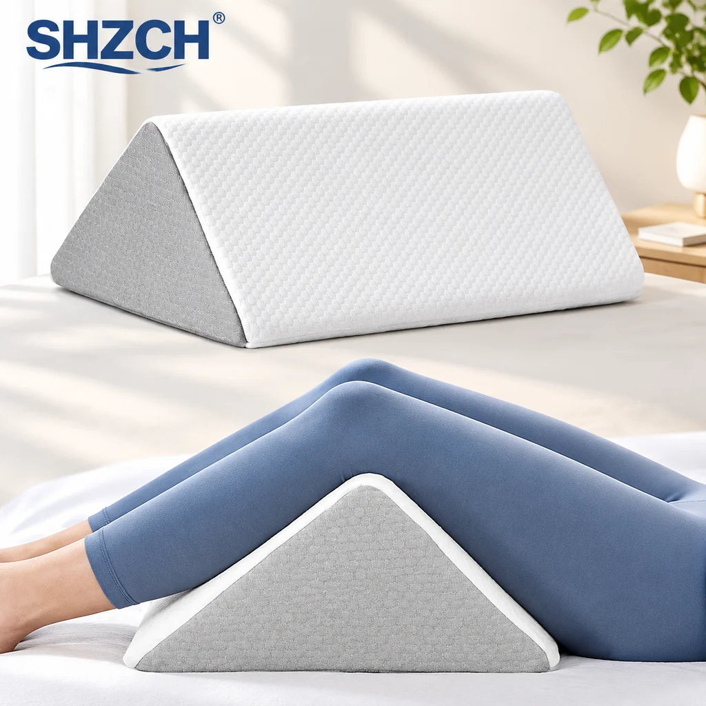 1 Pieces Wedge Pillow for Sleeping Body Positioners Turning Device Bedridden Leg and Knee Support Positioning Wedge Back Pillow