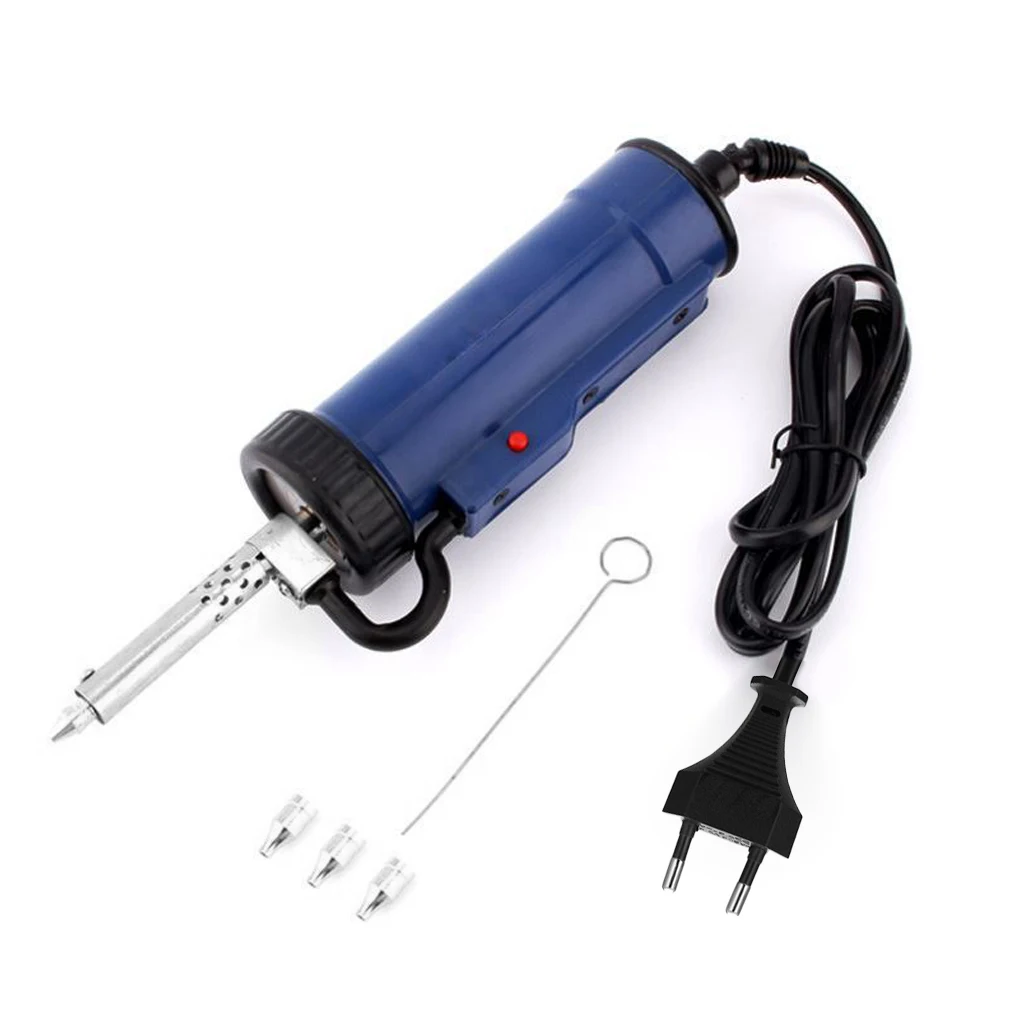 Electric Vacuum Solder Professional Insulating Welding Desoldering Suction Device Chip Mainboard Sucker Pen EU Plug