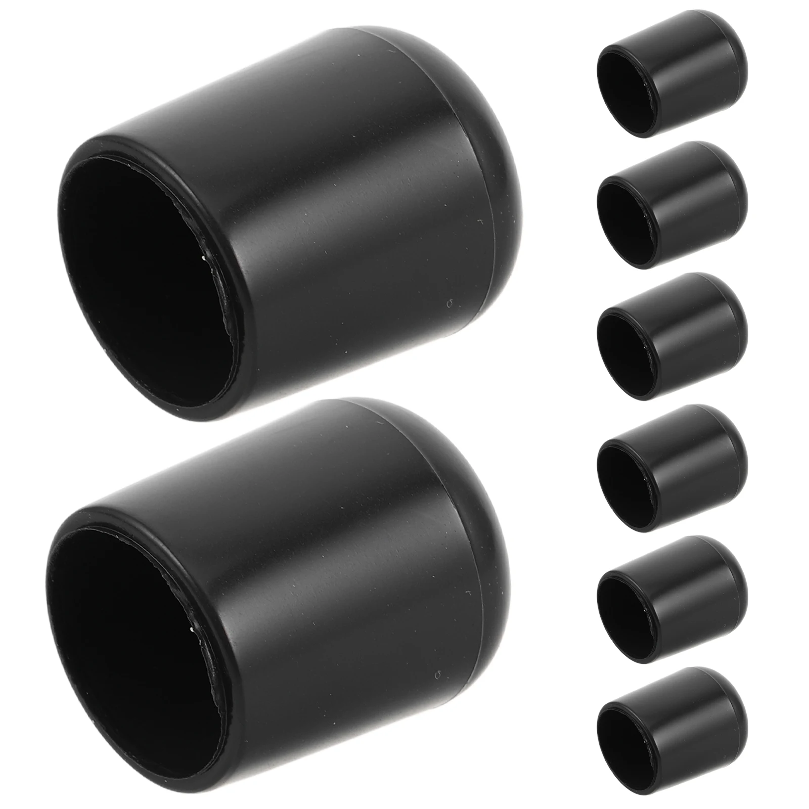 8 قطع من أغطية أرجل الكرسي المستديرة، واقيات أقدام الأثاث البلاستيكية، حماية أرضية غير قابلة للانزلاق للمنزل، طاولة مكتبية، مقعد داخلي