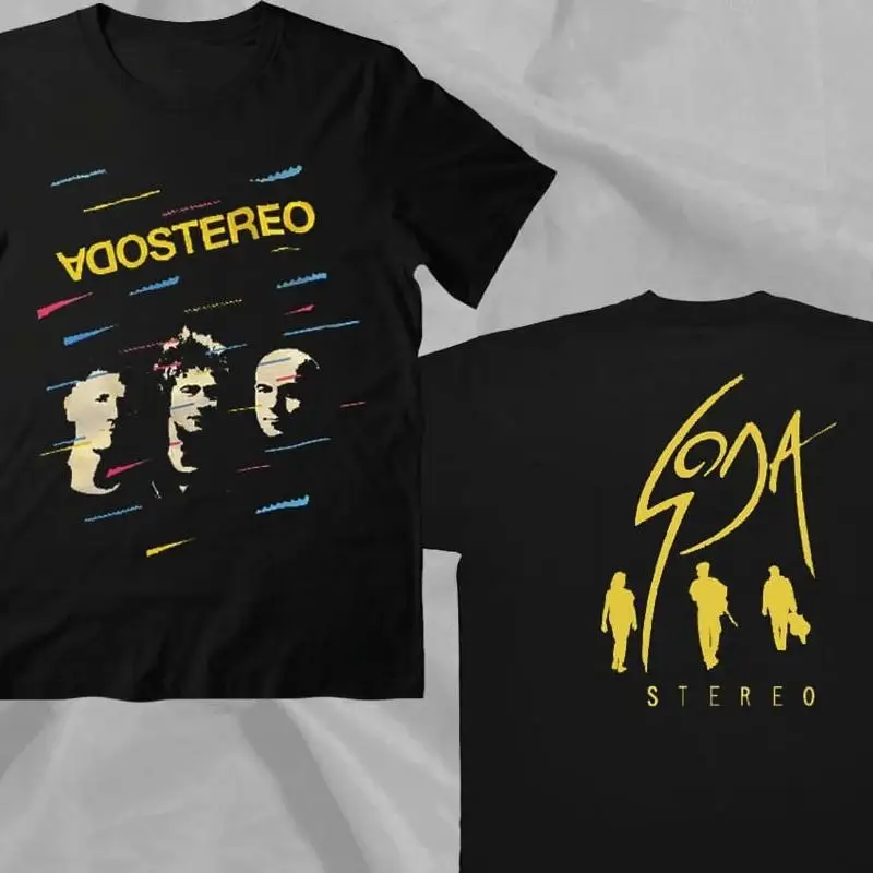 Camiseta Soda Stereo 2000 Music Tour para todos los fanáticos S 3XL