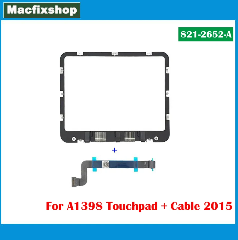 Touchpad original a1398 com cabo 821-2652-a 821-1904-a para macbook pro 15 "laptop trackpad 821-1610-a 2012 2013 2014 2015