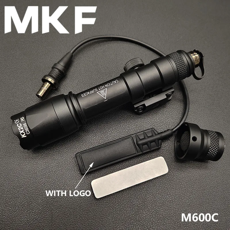 Taktyczne SF M300 M300A M600C Surfire Scout Light M600 latarka z karabinem Airsoft pole myśliwskie LED lampki z szyną 20MM