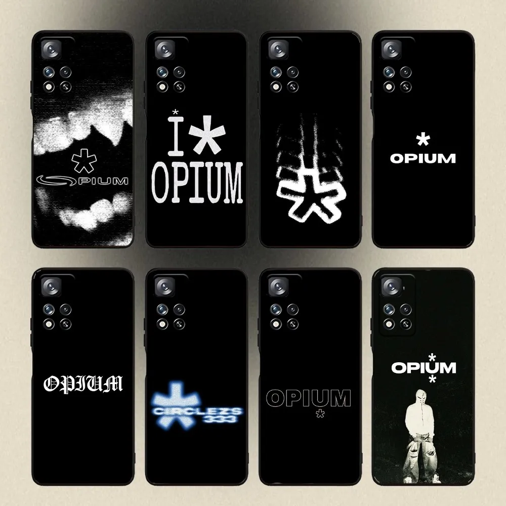 O-Opium Label Playboi Carti   Phone Case For Samsung Galaxy A20,A21s,A22,A31,A32,A52,A53,A72,73,A80,A91 Soft Black Cover