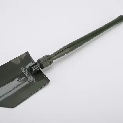 Tactical Folding Shovel 23.3in Overall Length, Lockable Multi-function Shovel Hoe for Wildland Rescue