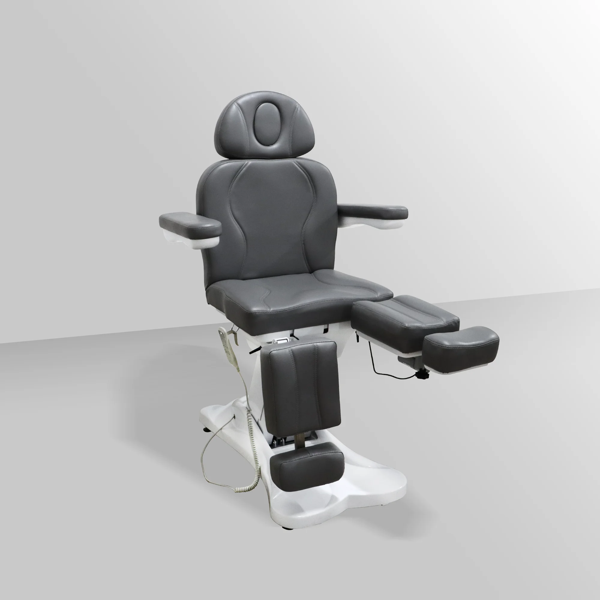 Economy Modern  Podiatry Chair 5 Motor Electric Beauty Treatment Bed Split Leg Foot Care Chair for Lash Tattoo Salon Spa Clinic