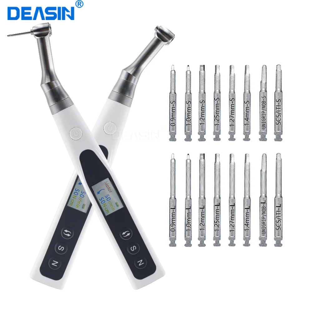 Electric Dental Implant Torque Wrench Driver 16:1 Contra Angle Universal Implant Repair Kit Dental Surgery Equipment