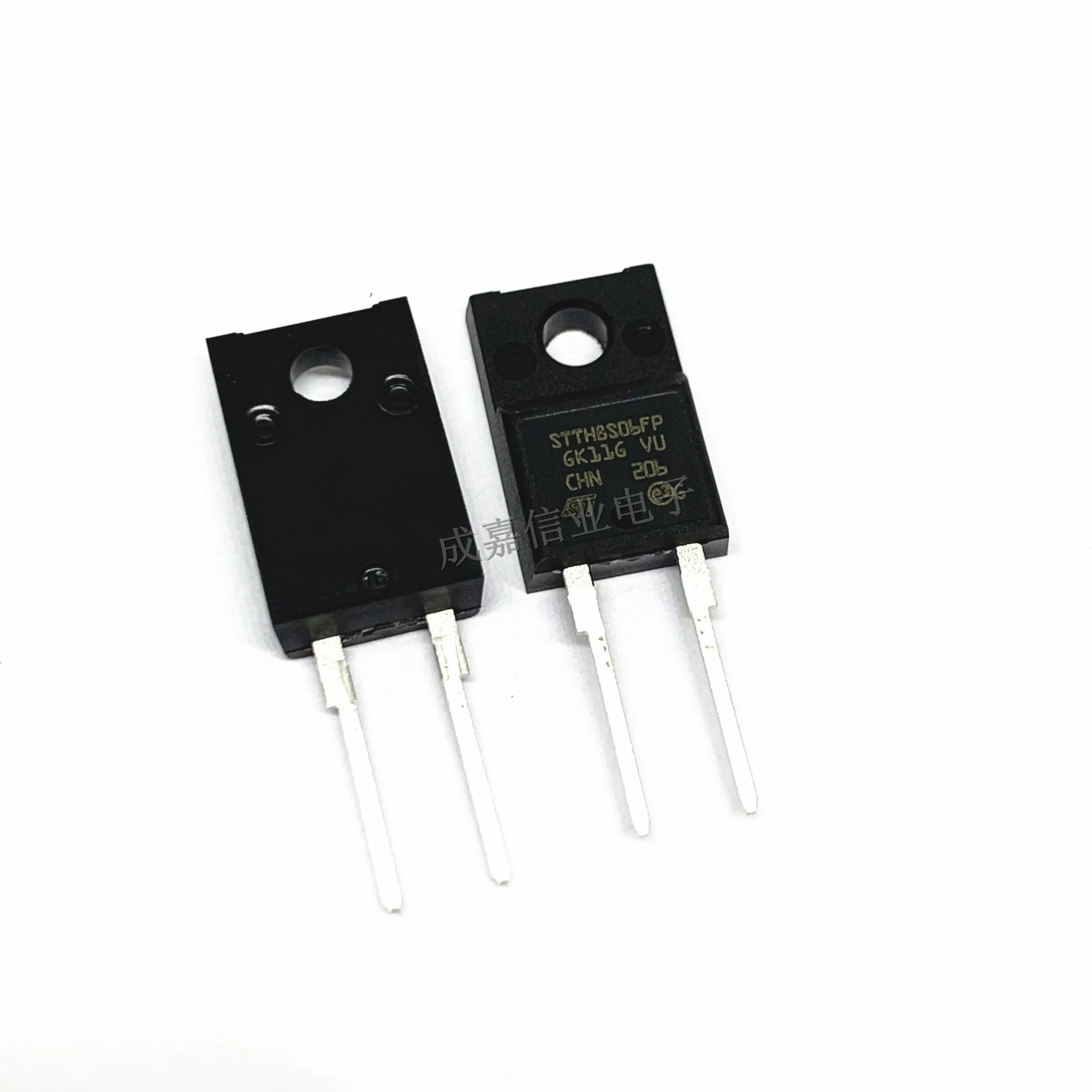 10pcs/Lot STTH8S06FP TO-220-2 Rectifier Diode Switching 600V 8A 18ns 2-Pin(2+Tab) Diodes & Rectifiers