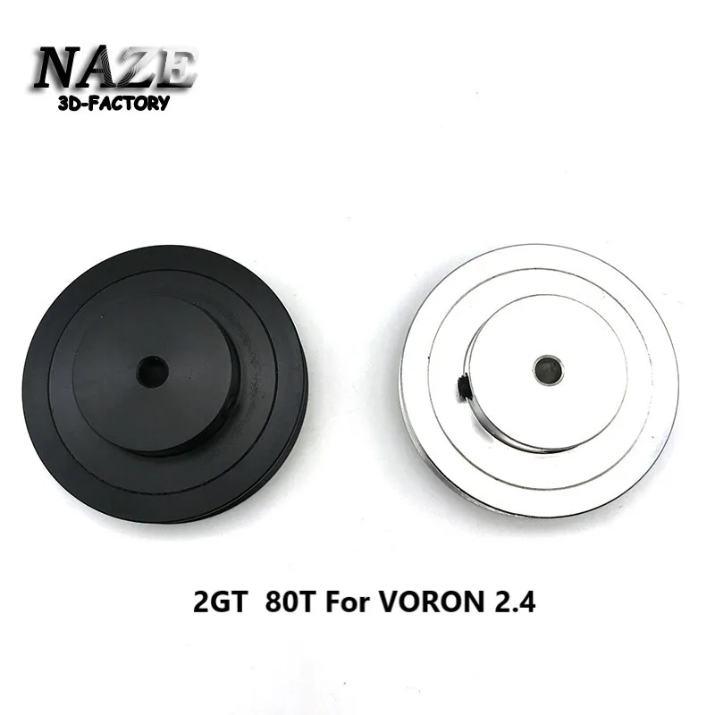 

NAZE 2GT synchronous Pulley 80 Teeth 2M 2GT Bore 5/6/6.35/ 8/10/12mm for width 6mm 2MGT Timing Belt GT2 pulley Belt 80Teeth 80T