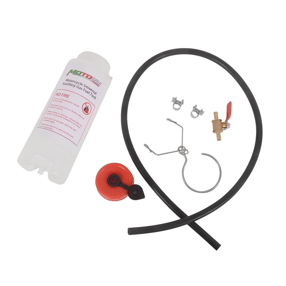 500ML extra brandstoftank en carb balanceergereedschap motorfiets gastanks onderdelen met luchtgat voor motorfiets fietsaanpassing