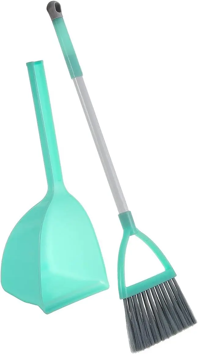 

Компактный набор метлы и совка для небольших помещений, удобное хранение, синий цвет - идеально подходит для уборки дома