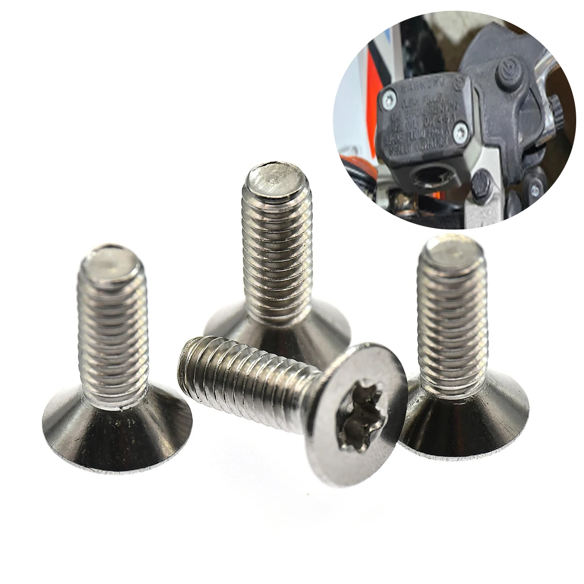 

Motorcycle Brake Clutch Reservoir Cap Cover Screw Bolt For KTM 125-530 SX/SXF/XC/XC-F/EXC/EXC-F/XCW/XCF Beta RR 2T RR-RS 4T