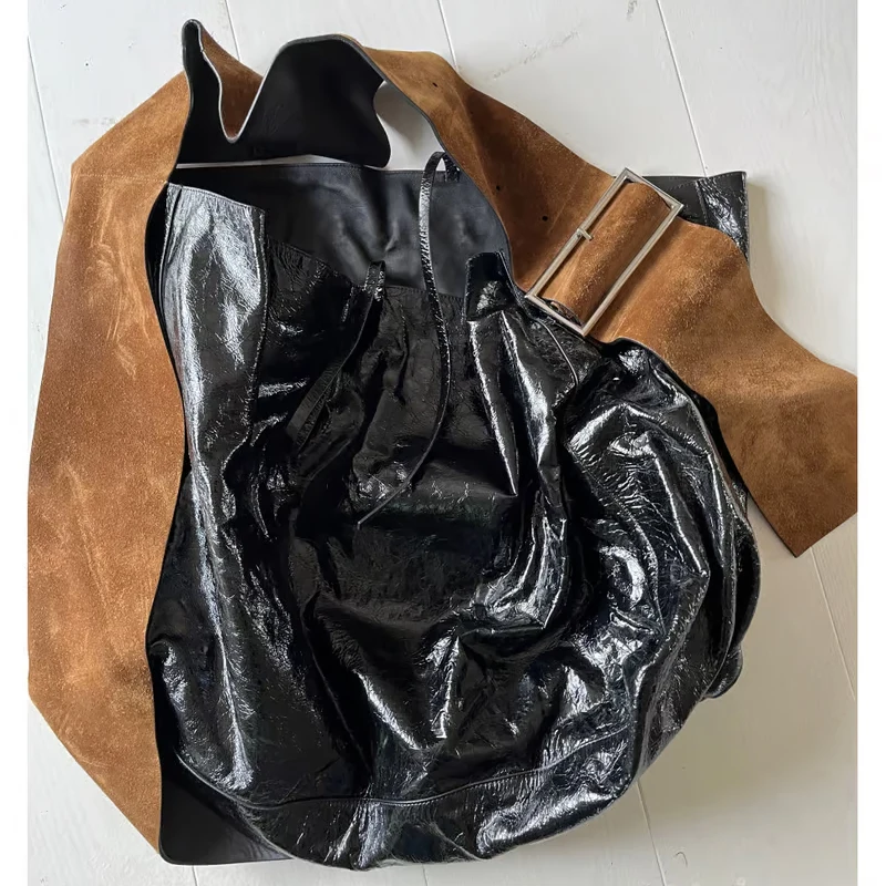 Imagem -05 - Mediow Vintage Grande Capacidade Hobos Bolsas para Mulheres Bolsas de Designer de Luxo e Bolsas 2023 Novo em Couro pu Cera de Petróleo Alças Largas Bolsa de Ombro Mensageiro Alta Qualidade Envio Rápido Che