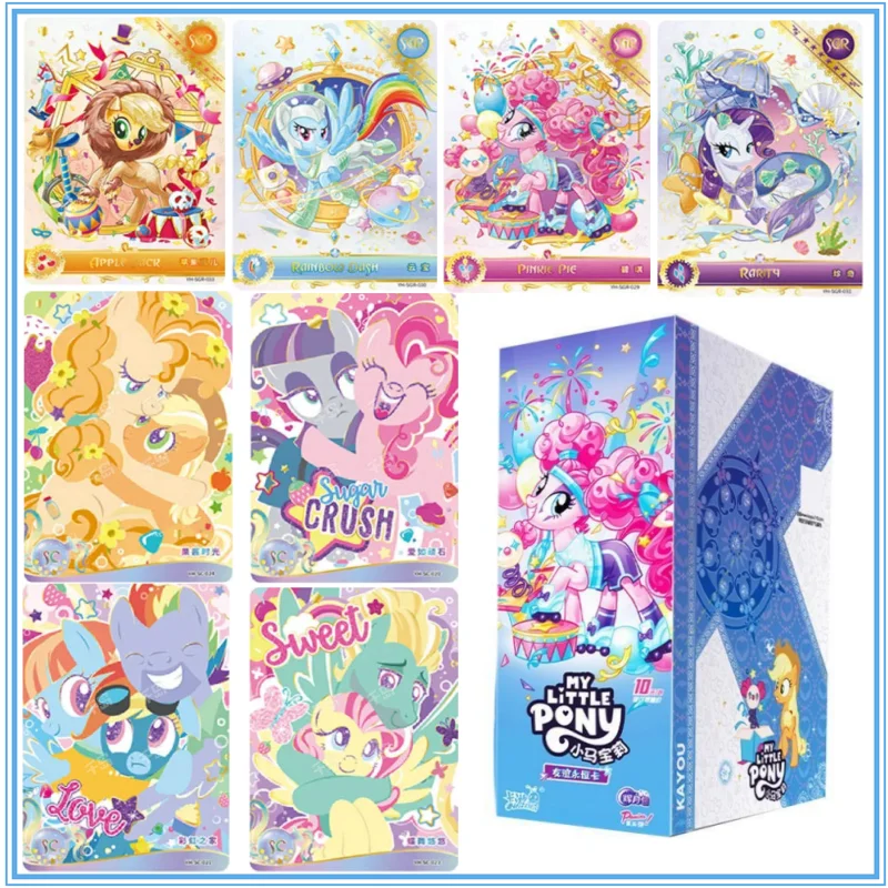 

KAYOU Genuine My Little Pony Card Friendship Eternal Card Rare UR HR SSR SGR Cards Toy Gift Princess Card Birthday Gift