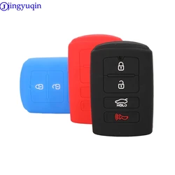 jingyuqin Remote 4B Car Key Case Silicone For Kia Sorento K900 New K7 Cadenza 2017 2018 2019 Holder Styling Smart