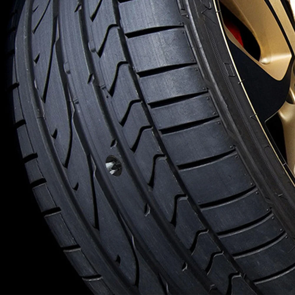 

10Pcs Car Tire Repair Kit Rubber Plugs for Motorcycle Bike Vacuum Tires Professional Heavy Duty Wheel Repair Nail Kit