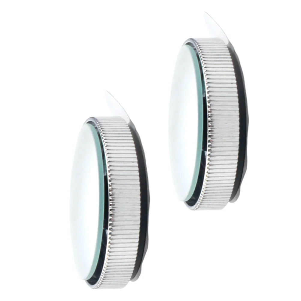 2Pcs Mini Convex Mirror Car 360 Wide Angle Round Paste Rearview Vehicle Side Mirror Driving Safety Aid