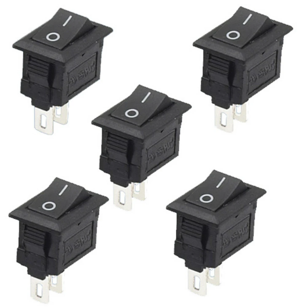 

High Quality 5Pcs/Lot 2 Pin Snap-in On/Off Position Snap Boat Button Switch 12V/110V/250V T1405 P0.5