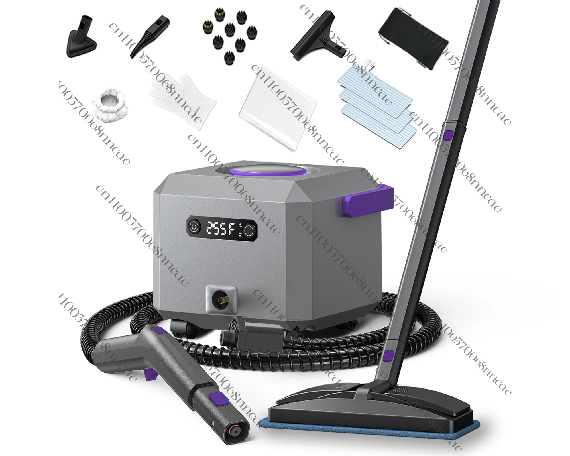 

Steam Cleaner Removable Versatile High Temperature Steam Cleaner 1600-2600 Watts Sterilizing Home and Automotive Deep Cleaning