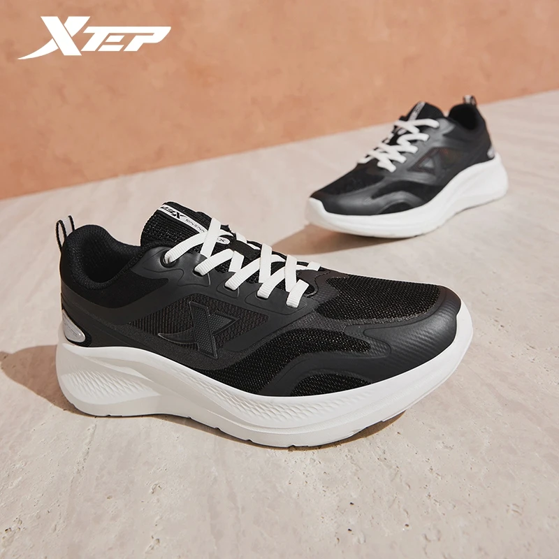 Xtep Running Shoes For Women 2024 Summer Women\'s Sports Shoes Shock Absorption Breathable Cushion Soft Sneakers 876218110014