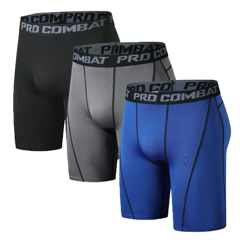 

Sports leggings men's running stretch five quarter pants cycling training compression pants basketball quick drying fitness pant