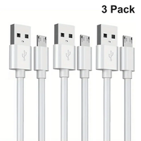 1M/3FT USB A to Micro Charging Cable--3 Pack