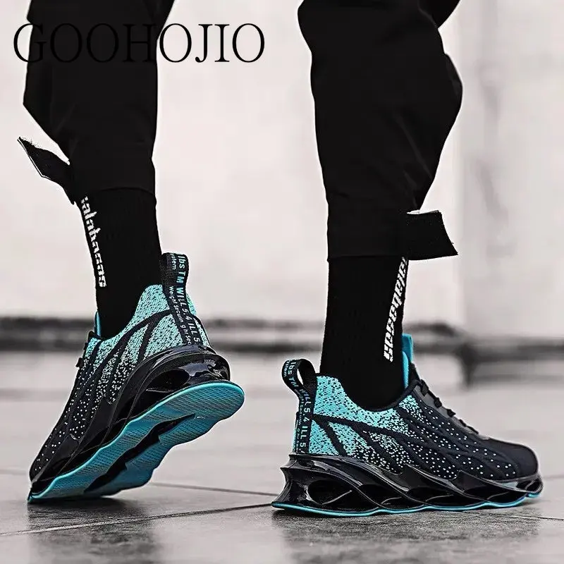 Men Casual Shoes Mesh Comfortable Breathable Male Shoes Thick-soled Ligh Soft Running Gym Men Shoes Sneakers Jogging All-match