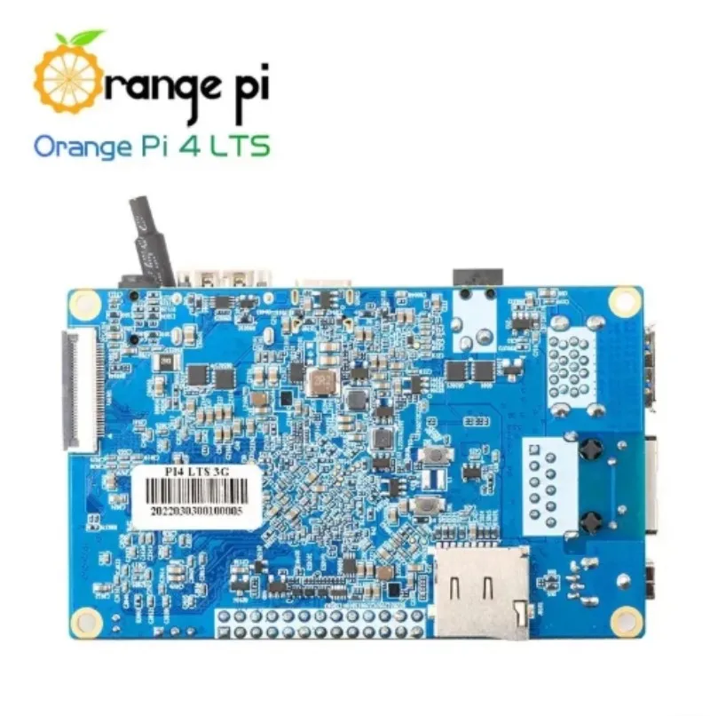 2025 Orange Pi 4 LTS 3GB/4GB RAM Rockchip RK3399-T، يدعم Wifi+BT5.0، Gigabit Ethernet، تشغيل Android، Ubuntu، Debian OS