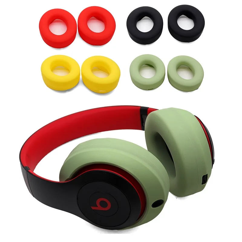 Protective Silicone Case for Beats Studio 2.0 3 3.0 Wireless Headphones Swearproof Reusable Washable Cover Skin for Studio 2 3