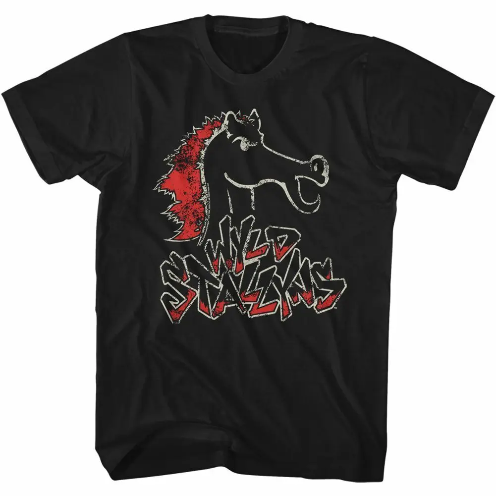 Bill And Ted Stallions Black T Shirt