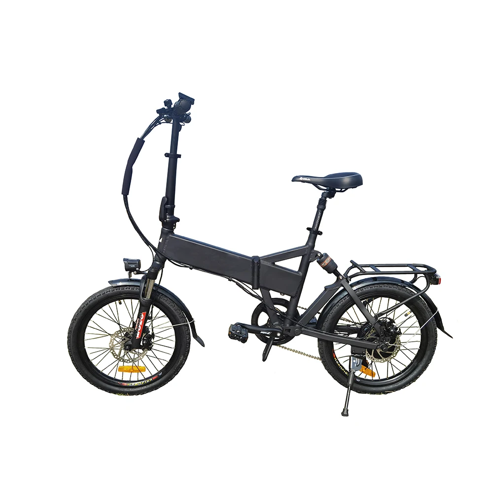 

20-дюймовый складной электровелосипед 350 Вт, мини-рама из алюминия, литиевая батарея 36 В 10 Ач, складной электровелосипед с двигателем 36 В 350 Вт