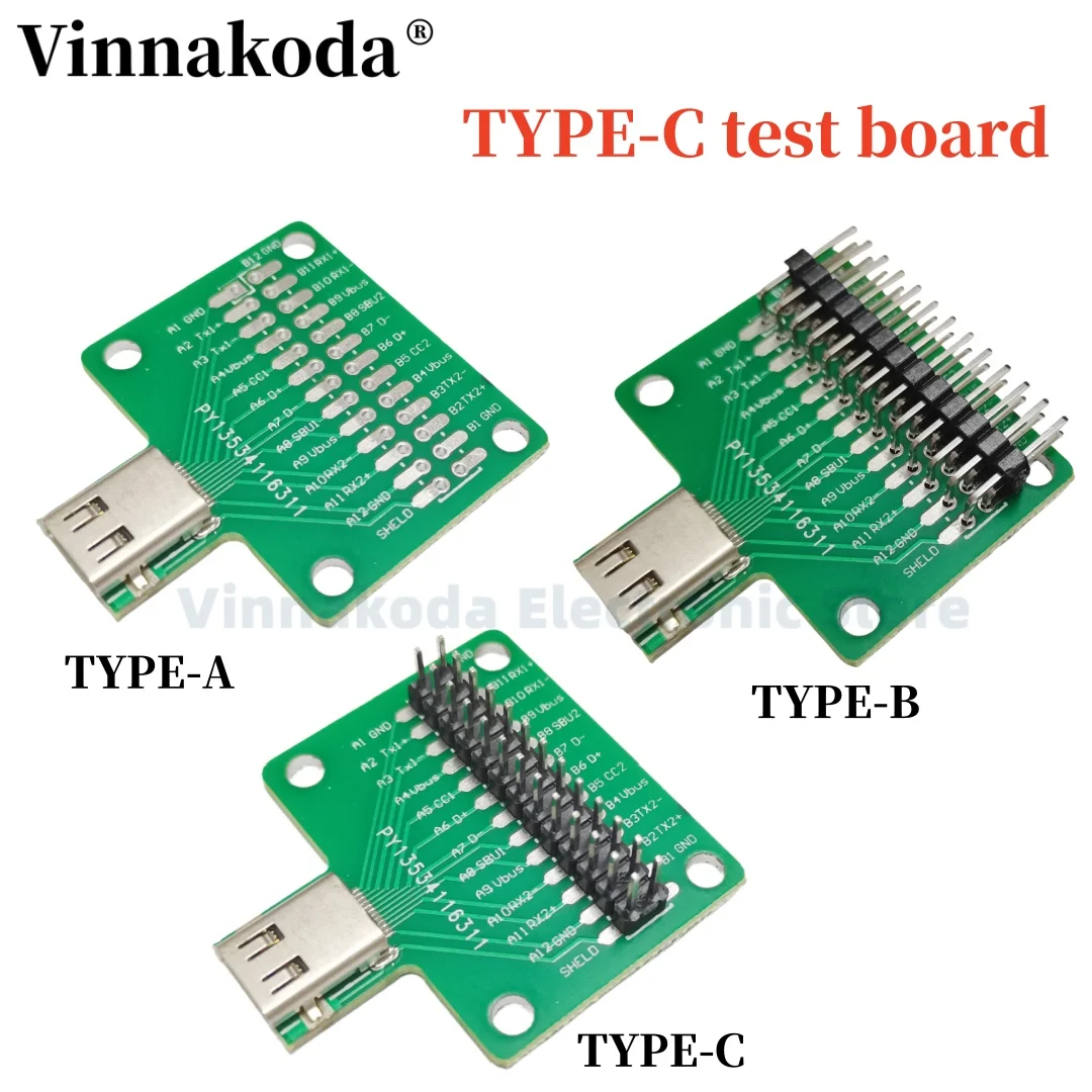 

1PCS Wire test fixture plate forward and back insert TYPE-C base USB3.1 Blind insert test with 26P pin data cable