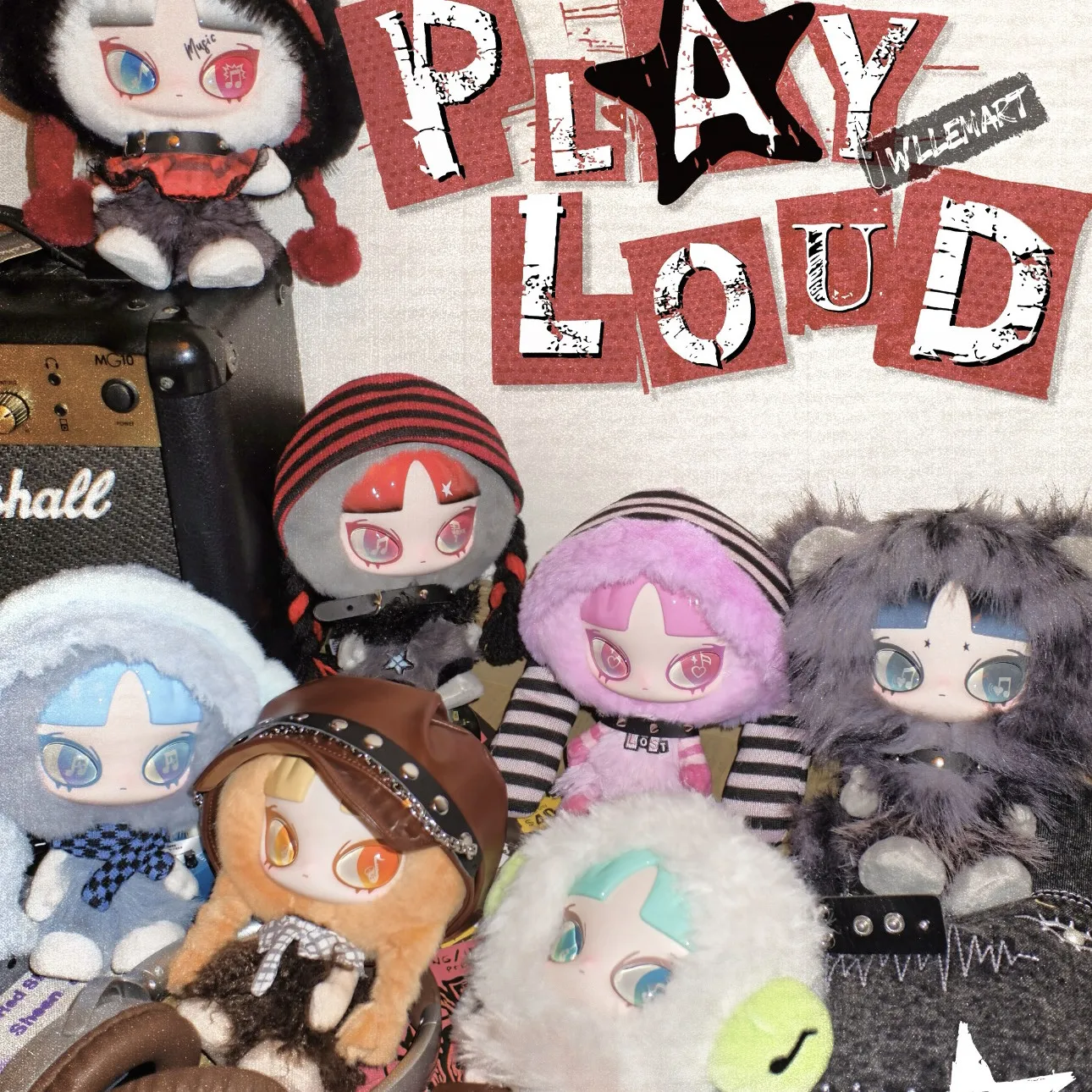 

In Stock Inn'S Play Loud Series Plush Blind Box Caixa Caja Cute Dolls Girls Boys Gift Mystery Box Bag Pendant Surprise Gift
