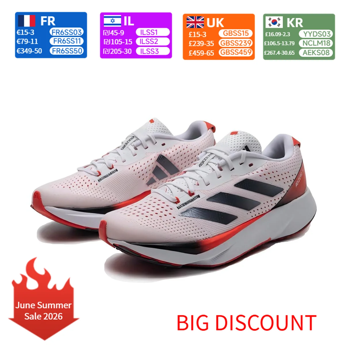 Мужские кроссовки adidas Adizero SL, легкие спортивные кроссовки с реактивной амортизацией IG5941