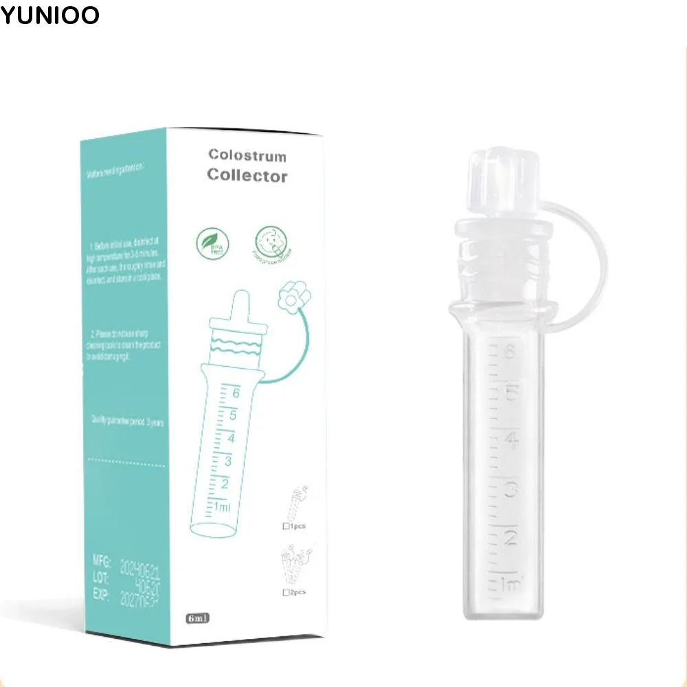 

Reusable Colostrum Collector 6ml Food Safe Breast Milk Collection Easy To Clean Baby Essentials Baby Feeding Device Home Use