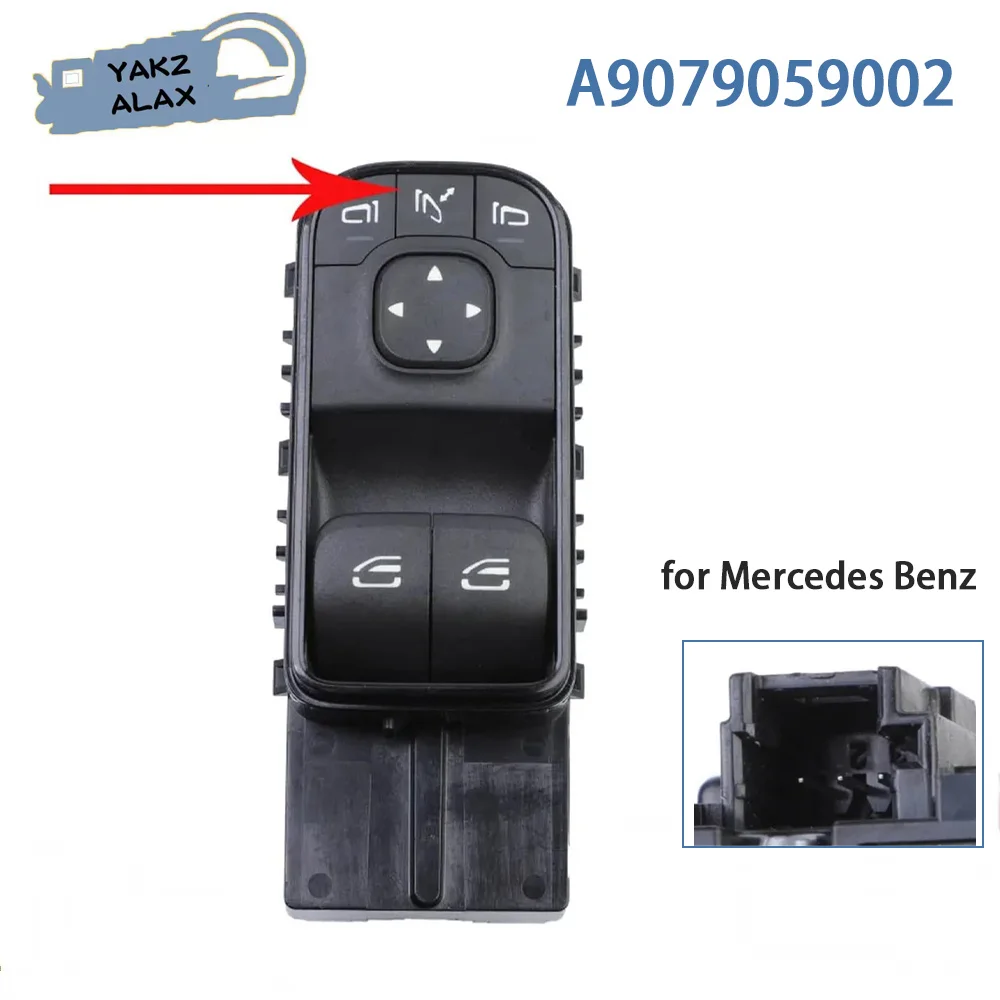 

Electric Power Window Control Switch Button for 2018 2019 2020 2021 Mercedes Benz Sprinter 3500 XD A9079059002 9079059002